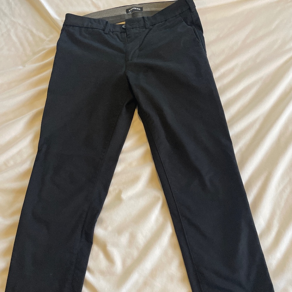 Express extra skinny black chinos